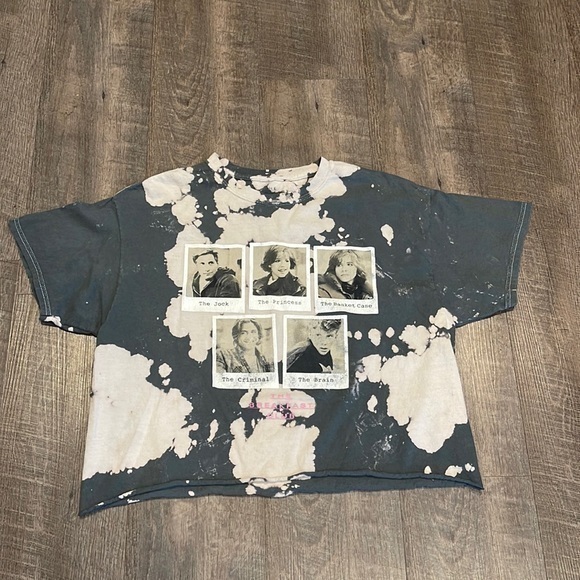 The breakfast club Tops - The breakfast club vintage tie-dye cropped T-shirt